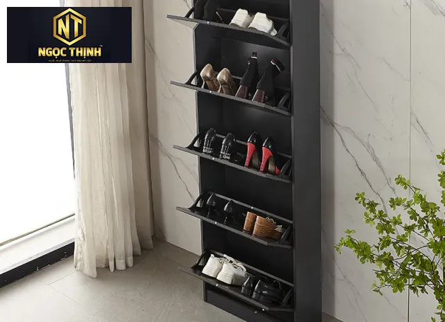 Xưởng Nội Thất Ngọc Thịnh Long Thành - Đồng Nai - Tủ giày 2 cánh - TGNT10